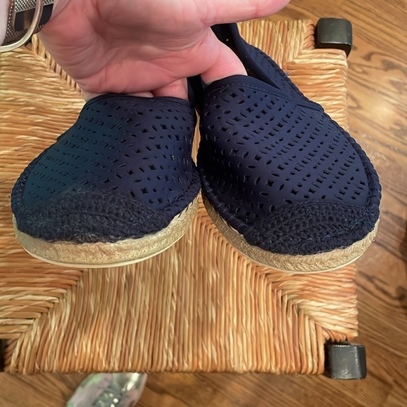 SeaStar navy neoprene espadrilles sz 8 - Picture 4 of 5
